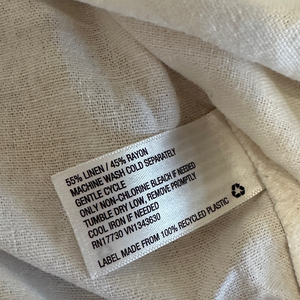 Universal Thread Cream linen set - image 3